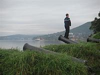taking in the view